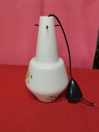 Lampadario a sospensione vetro opalino