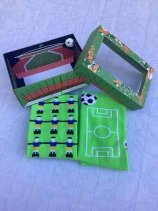 Calze rappresenta campo di calcio idea per regalo