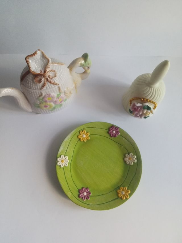 Conjunto cerámica tipo porcelana