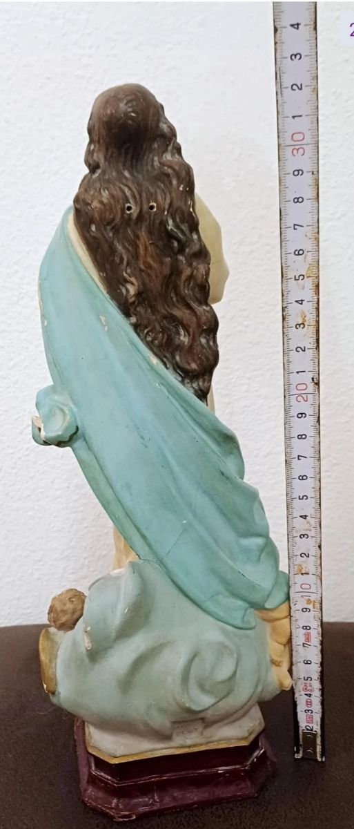 Figura Antigua virgen inmaculada