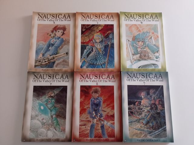 MANGA NAUSICAA VOLUMENES 2 AL 7 EDITORIAL VIZ 2004