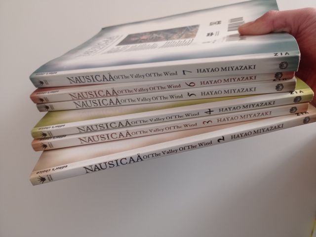 MANGA NAUSICAA VOLUMENES 2 AL 7 EDITORIAL VIZ 2004