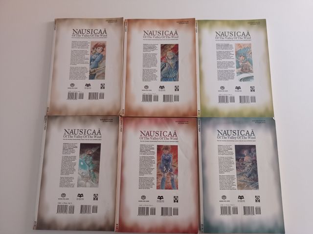 MANGA NAUSICAA VOLUMENES 2 AL 7 EDITORIAL VIZ 2004
