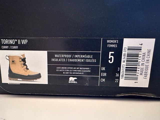 Botas Sorel talla 36 