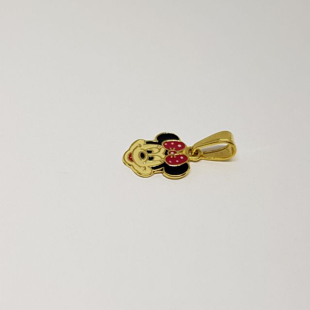 Colgante Oro 18K Minnie Mouse