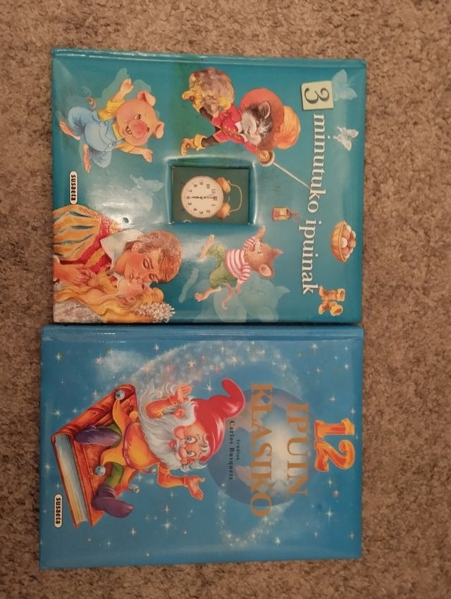 Pack libros niño/a en castellano y euskera