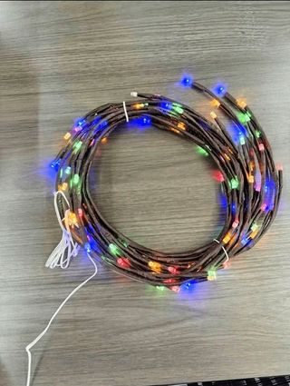 Luz de Navidad en forma de vid