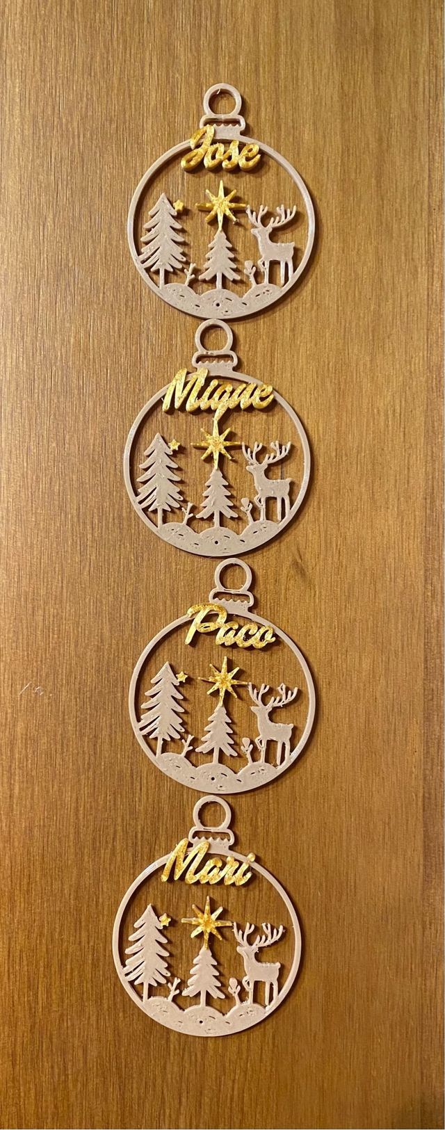 Adornos personalizados para arbol de navidad
