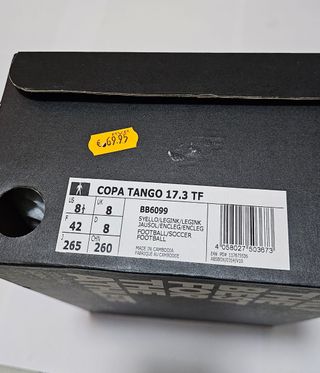 Tacos Copa Tango Adidas