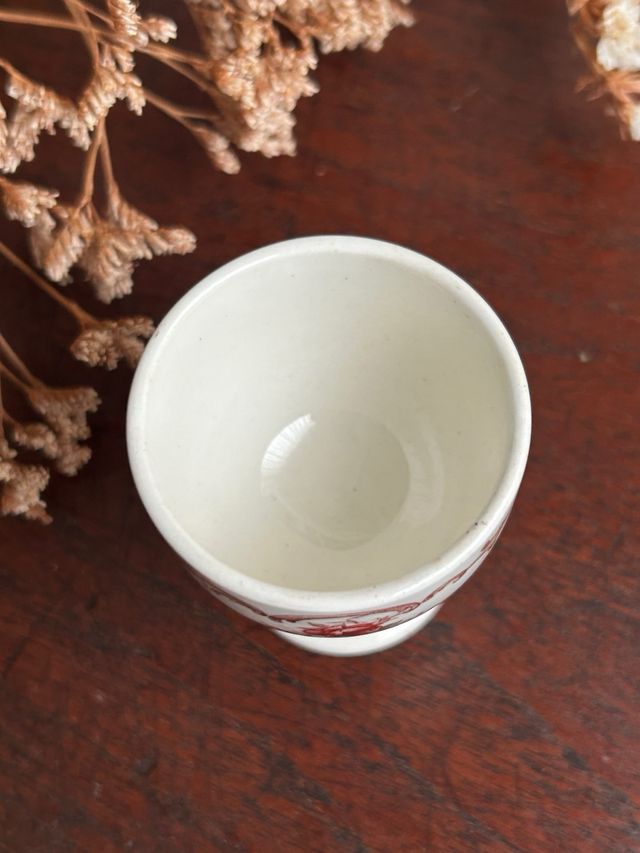 Coquetier de loza inglesa Cauldon