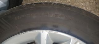 Se vende conjunto de 4 llantas Ford Kuga 