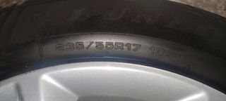Se vende conjunto de 4 llantas Ford Kuga 