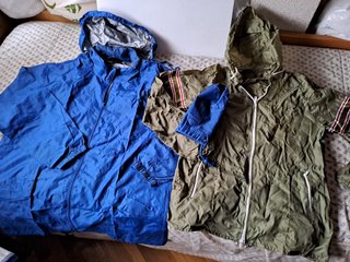 Chubasqueros PONCHO capucha M-L militar LLUVIA