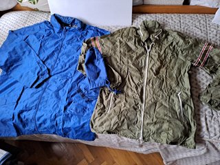 Chubasqueros PONCHO capucha M-L militar LLUVIA