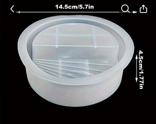 Molde silicona para manualidades cemento