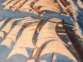 Cuadro barcos en alta mar