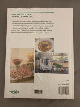 Libro Thermomix Menos de 400 Kca, TM5