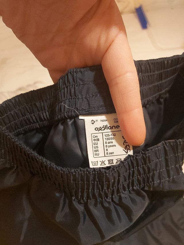 Pantalón chubasquero 8 años