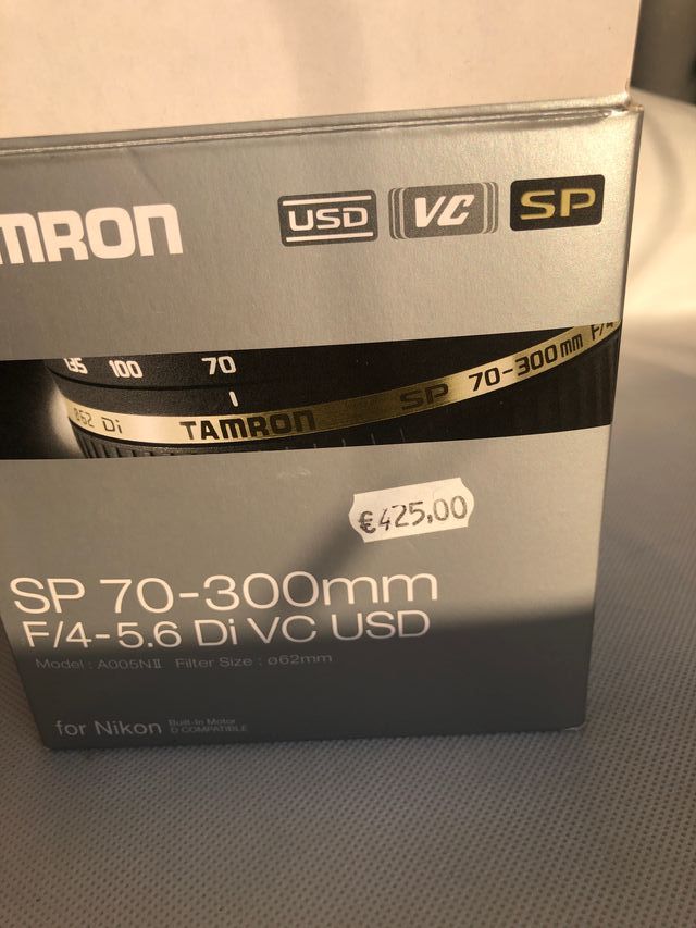 Objetivo TAMRON SP 70-300mm Nikon NUEVO