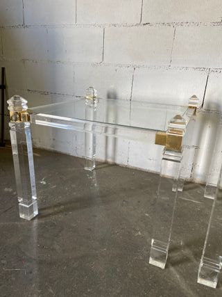 ✅ tavolino vintage in metacrilato e vetro