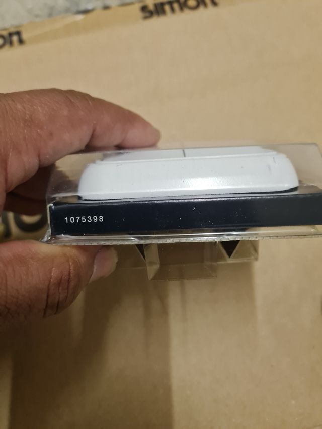 Lote Cruce conmutador interruptor doble simon