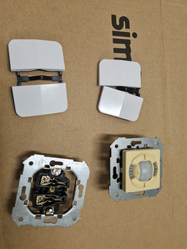 Lote Cruce conmutador interruptor doble simon