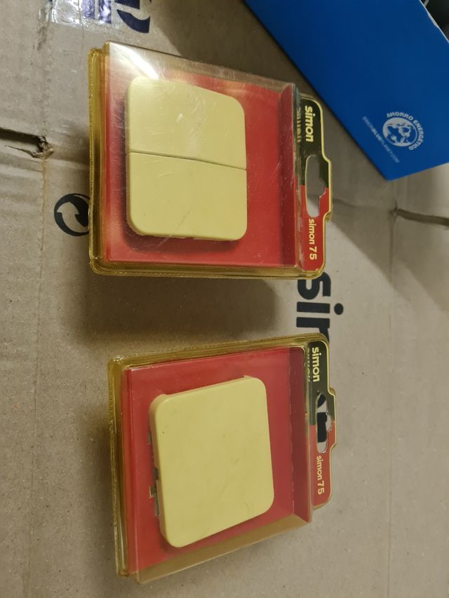 Lote Cruce conmutador interruptor doble simon