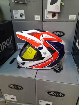 Casco moto XL trail Ufo