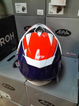 Casco moto XL trail Ufo