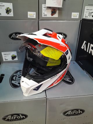 Casco moto XL trail Ufo