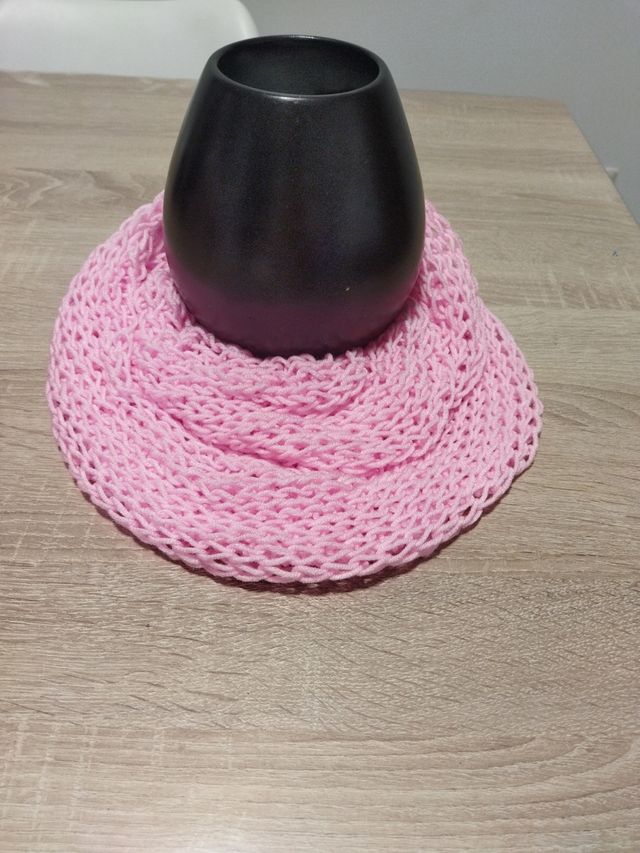 Bufanda infinito tejida por mi nueva