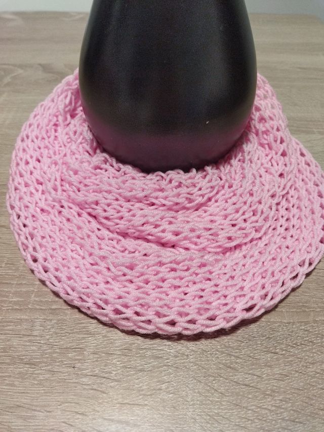 Bufanda infinito tejida por mi nueva