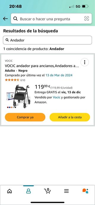 Carrito para adultos