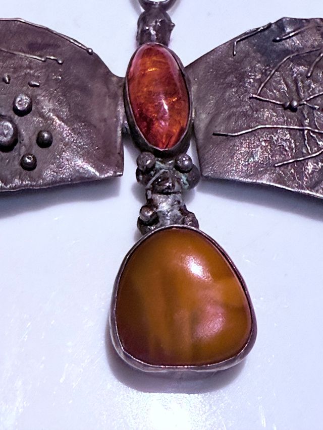 Ciondolo unico in argento sterling vintage