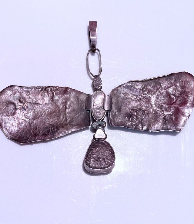 Ciondolo unico in argento sterling vintage