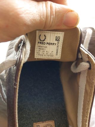 Zapatillas Fred Perry talla 40
