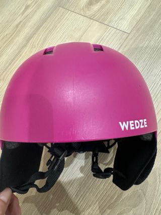Casco esquí niña talla 48-52 cm (5 a 8 años aprox)
