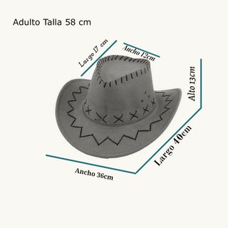 Sombrero Vaquero Chaleco bandana Niños 13-15 Años