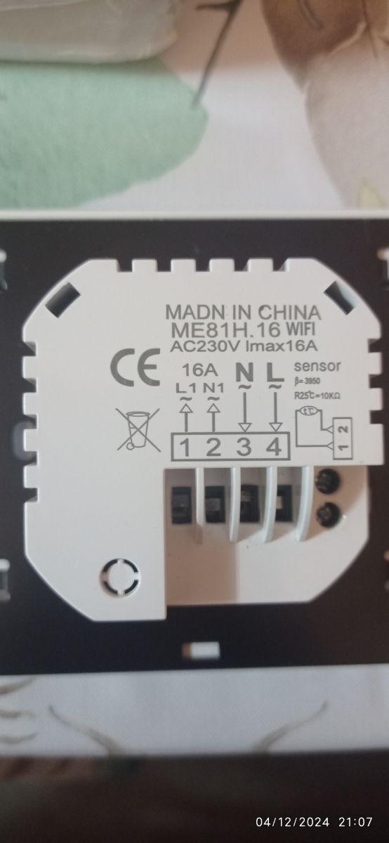 Termostato de calefacción 