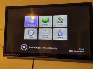 LG 42PJ250 Televisor 42" XGA Negro- Soporte Pared