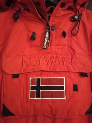 cazadora roja mujer geographical norway L original