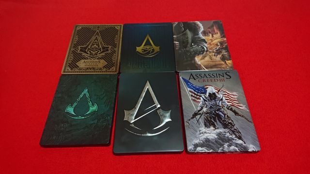 Assassins creed steelbooks.