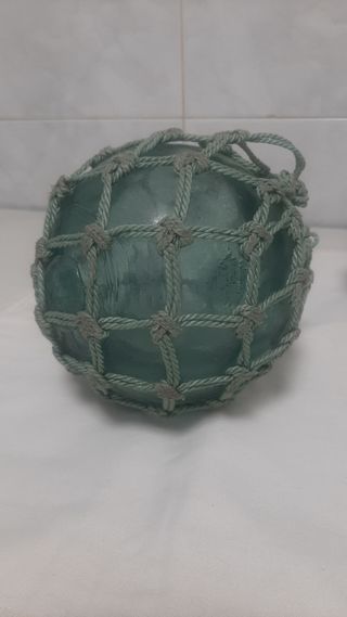 Antiguos flotadores o boyas de vidro soplado pes