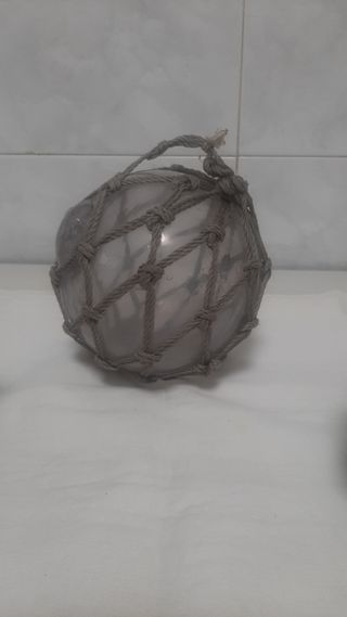 Antiguos flotadores o boyas de vidro soplado pes