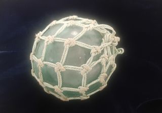 Antiguos flotadores o boyas de vidro soplado pes