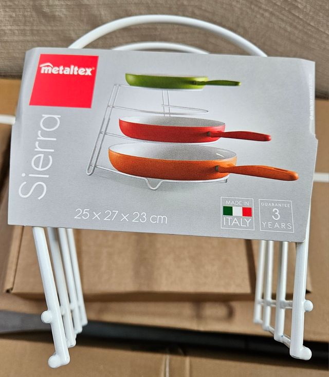 Porta padelle 4 posti Sierra Metaltex