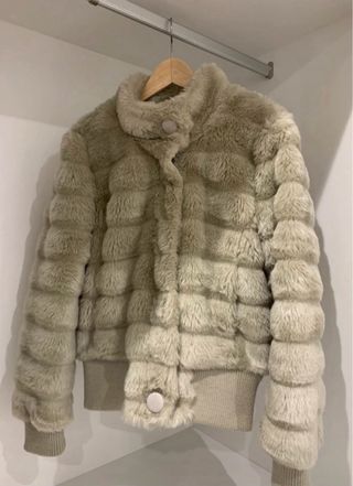 Cazadora pelo sintetico el corte ingles