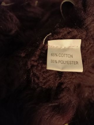 Espectacular bufanda marrón oscuro