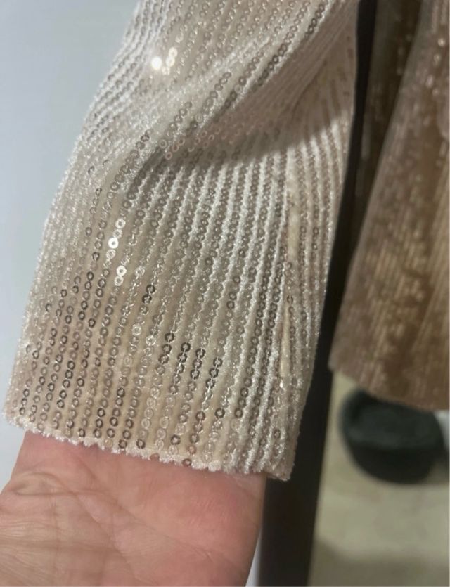 Chaqueta terciopelo lentejuelas