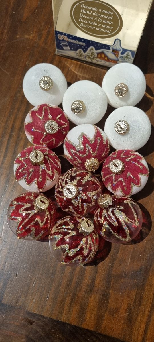 Set palline Natale rosse